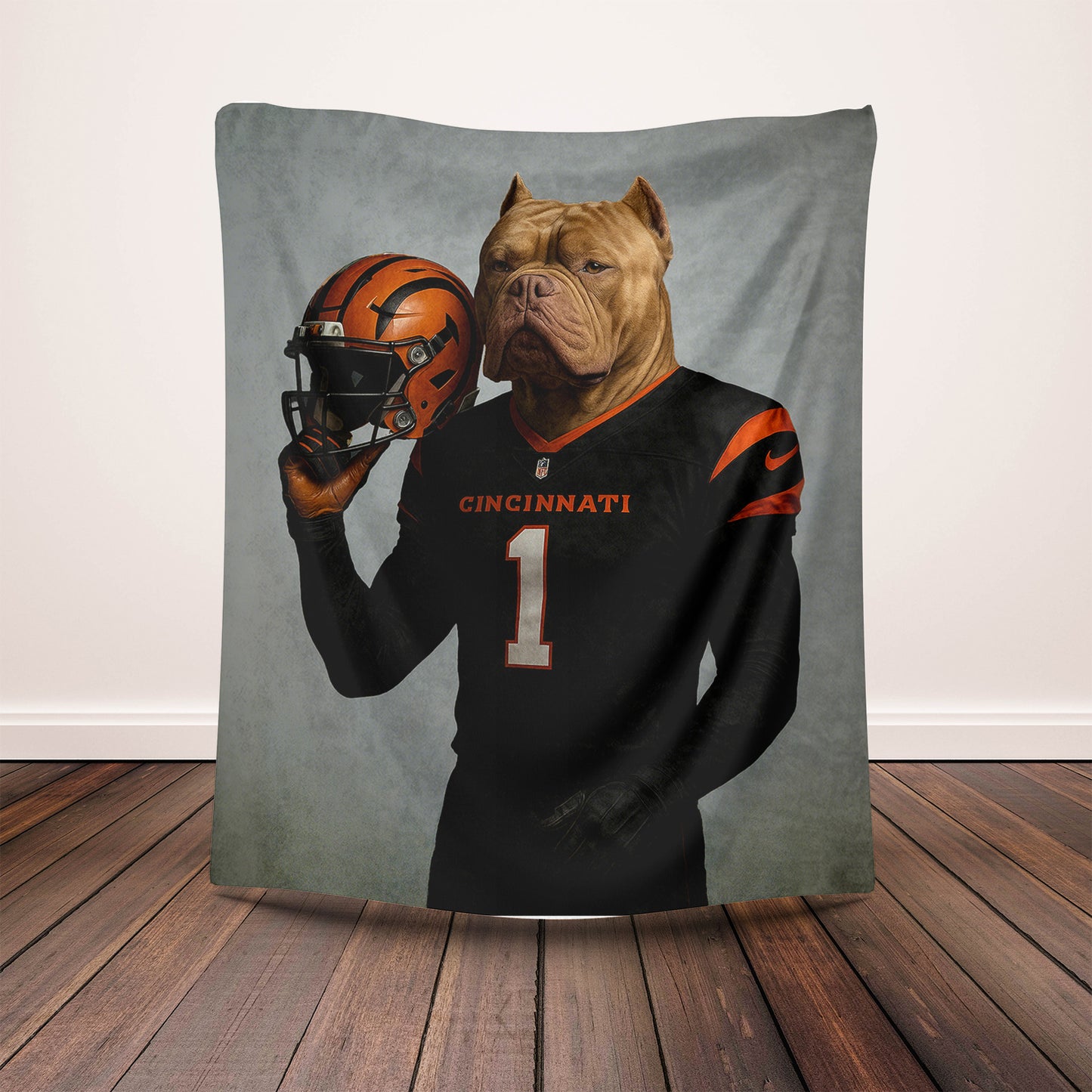 Custom American Football Pets Blanket 🏈