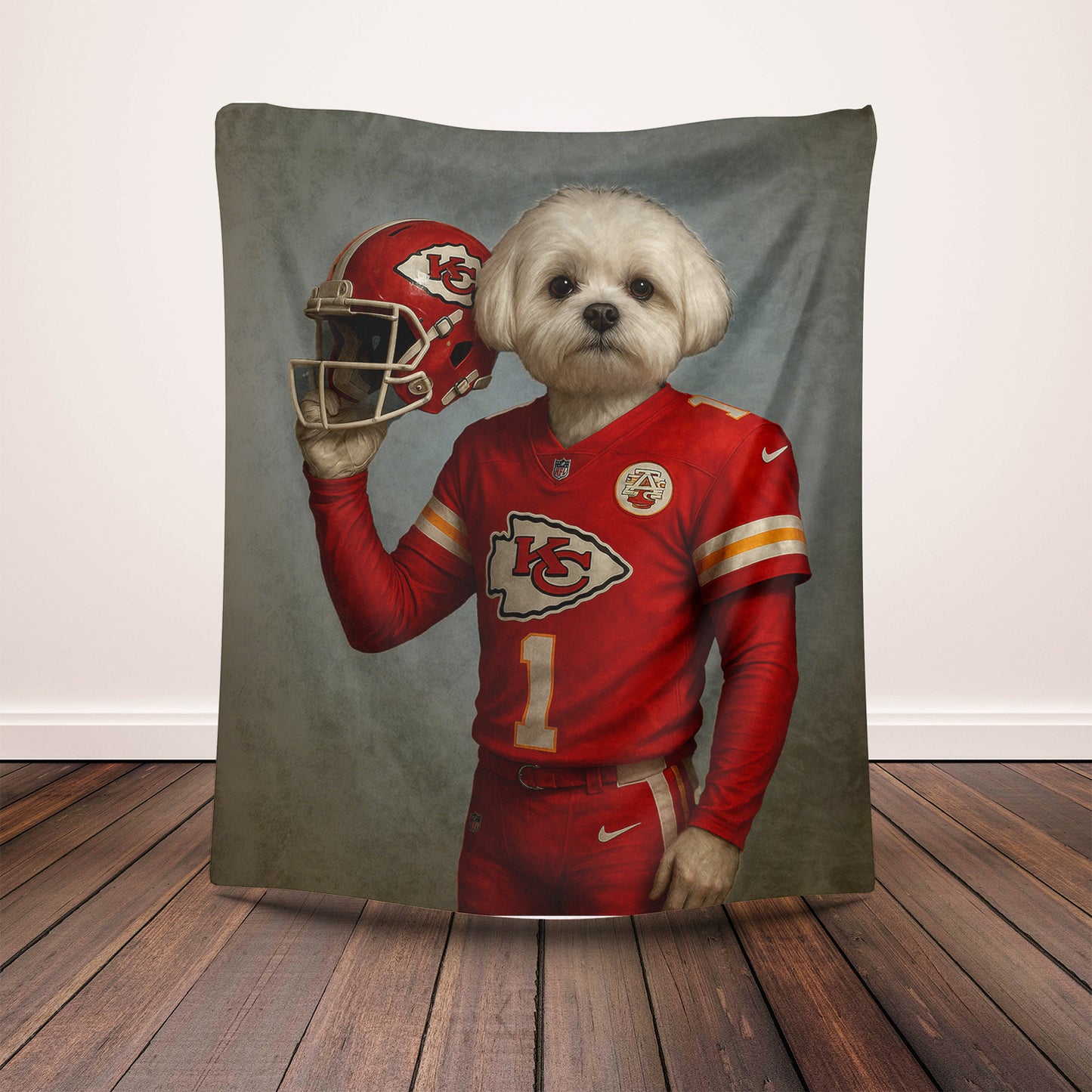 Custom American Football Pets Blanket 🏈