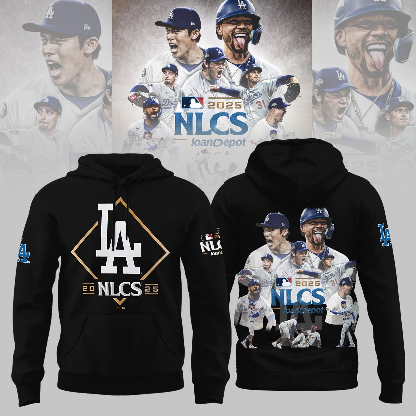 NLCS – Let’s Go Dodgers Shirt- Let’s Go Dodgers Hoodie