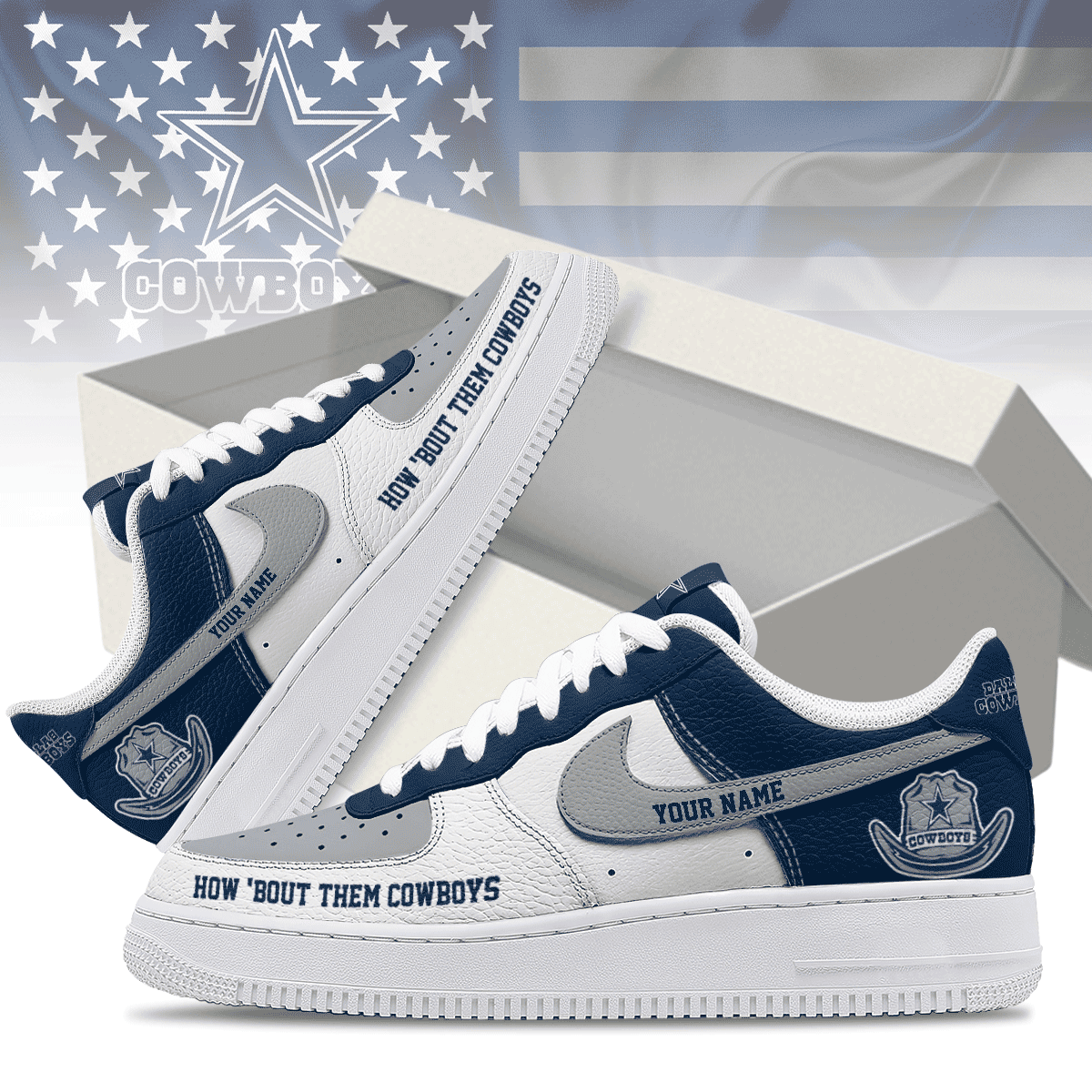 Dallas Cowboys | Premium AF1 Shoes Limited Edition NY