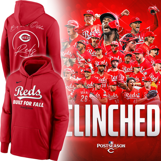 Cincinnati Reds 2025 Playoff Hoodie – The Reds Are In!