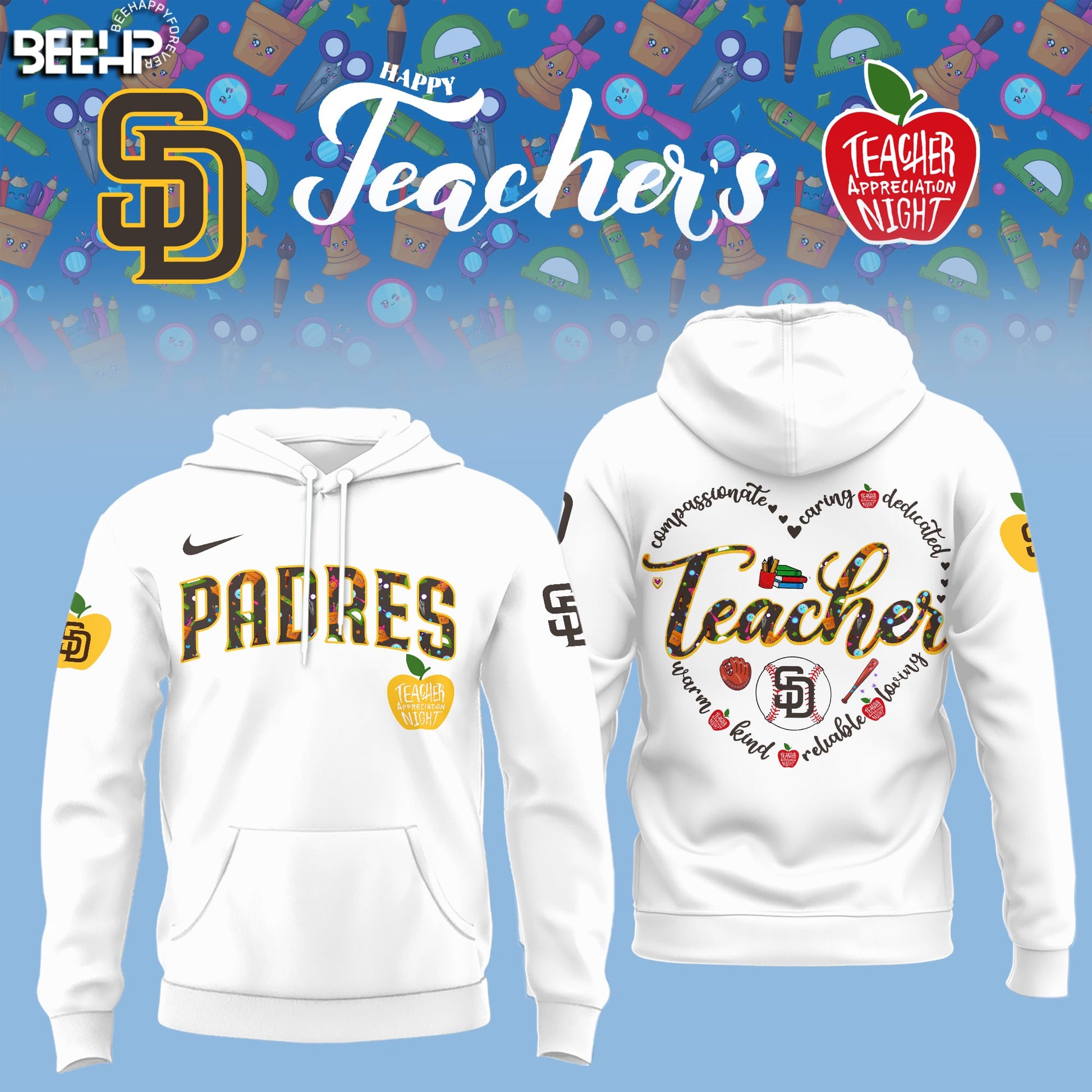 San Diego Padres TEACHER APPRECIATION NIGHT Editions Limited 2025 Shirt