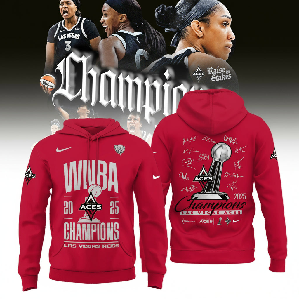 Las Vegas Aces 2025 WNBA Champions Limited Edition Hoodie