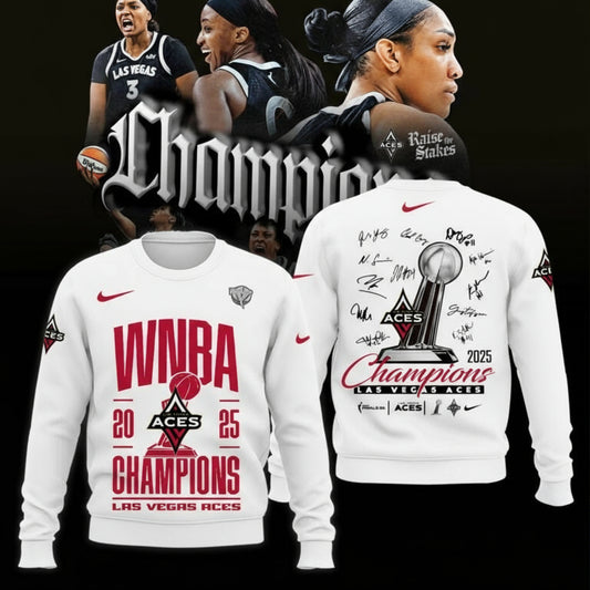 Las Vegas Aces 2025 WNBA Champions Limited Edition Sweatshirt