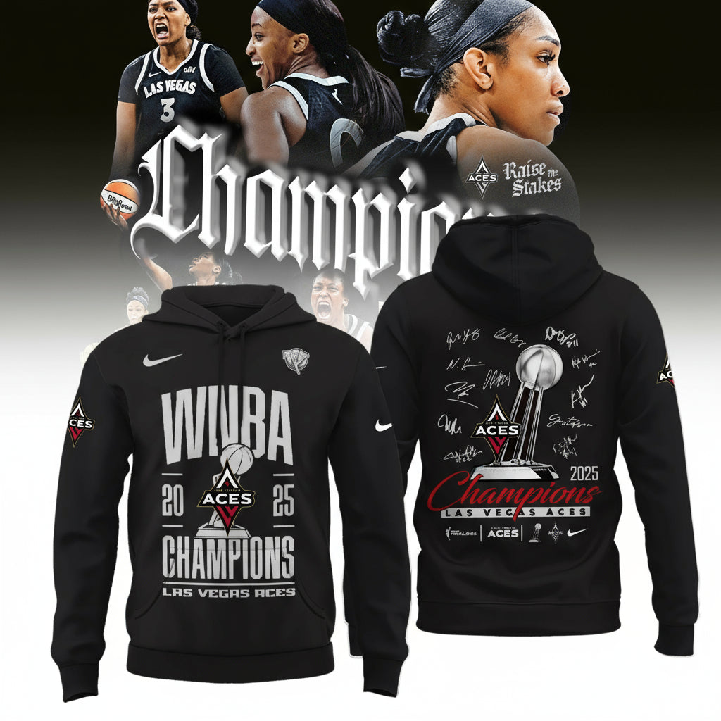 Las Vegas Aces 2025 WNBA Champions Limited Edition Hoodie