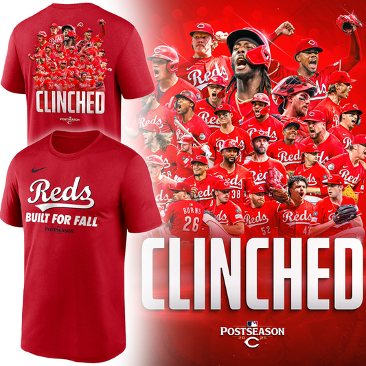 Cincinnati Reds 2025 Playoff Tee – The Reds Are In!