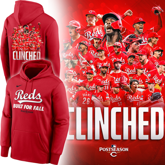 Cincinnati Reds 2025 Playoff Hoodie – The Reds Are In!