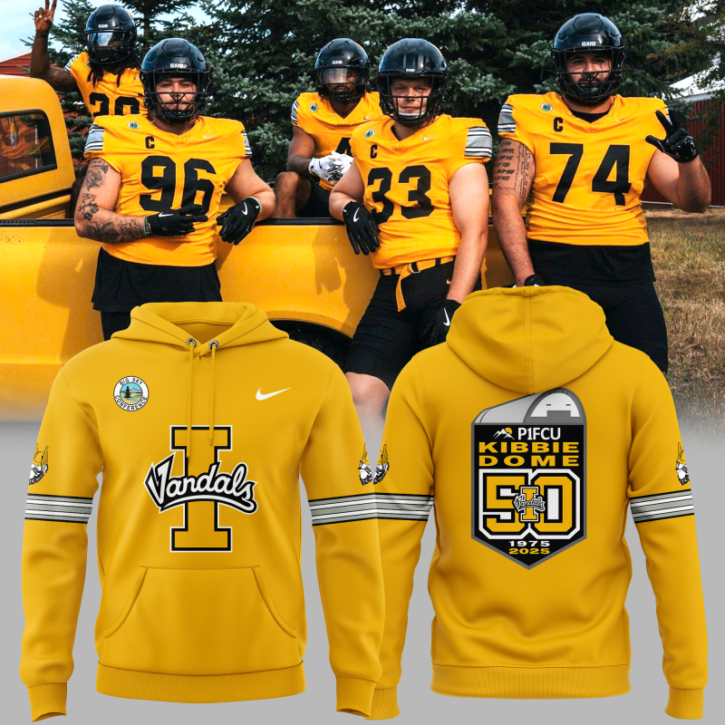 Idaho Vandals football 50 years Special Edition Hoodie 2025