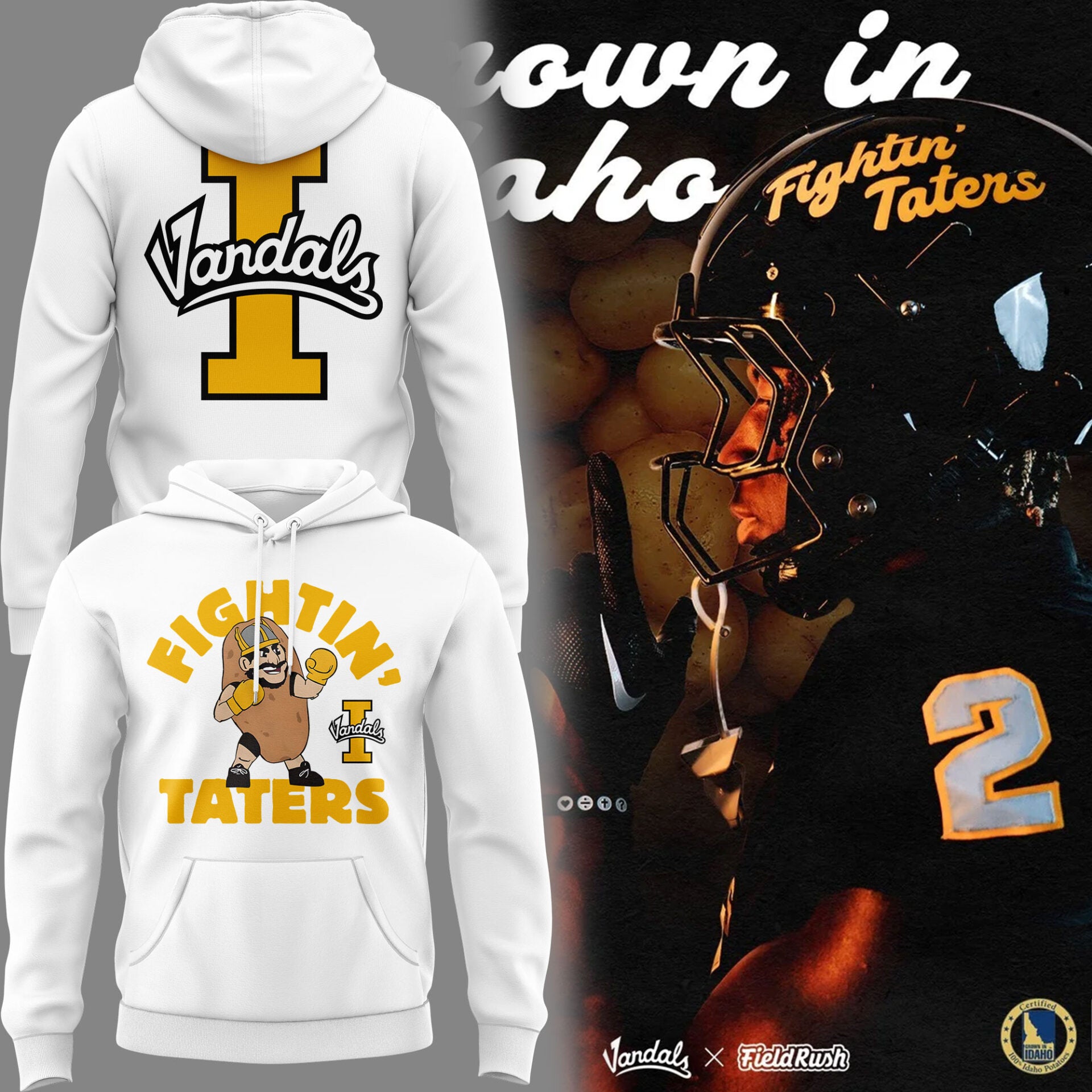 Limited Edition Fightin’ Taters Hoodie