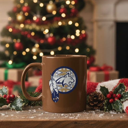 12OZ Montana State Heritage Cat Mug (Brown)
