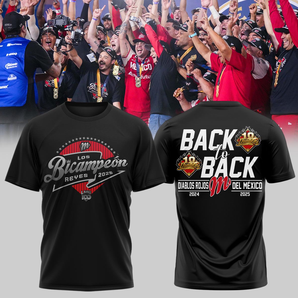 Diablos Rojos del México Campeon Tshirt