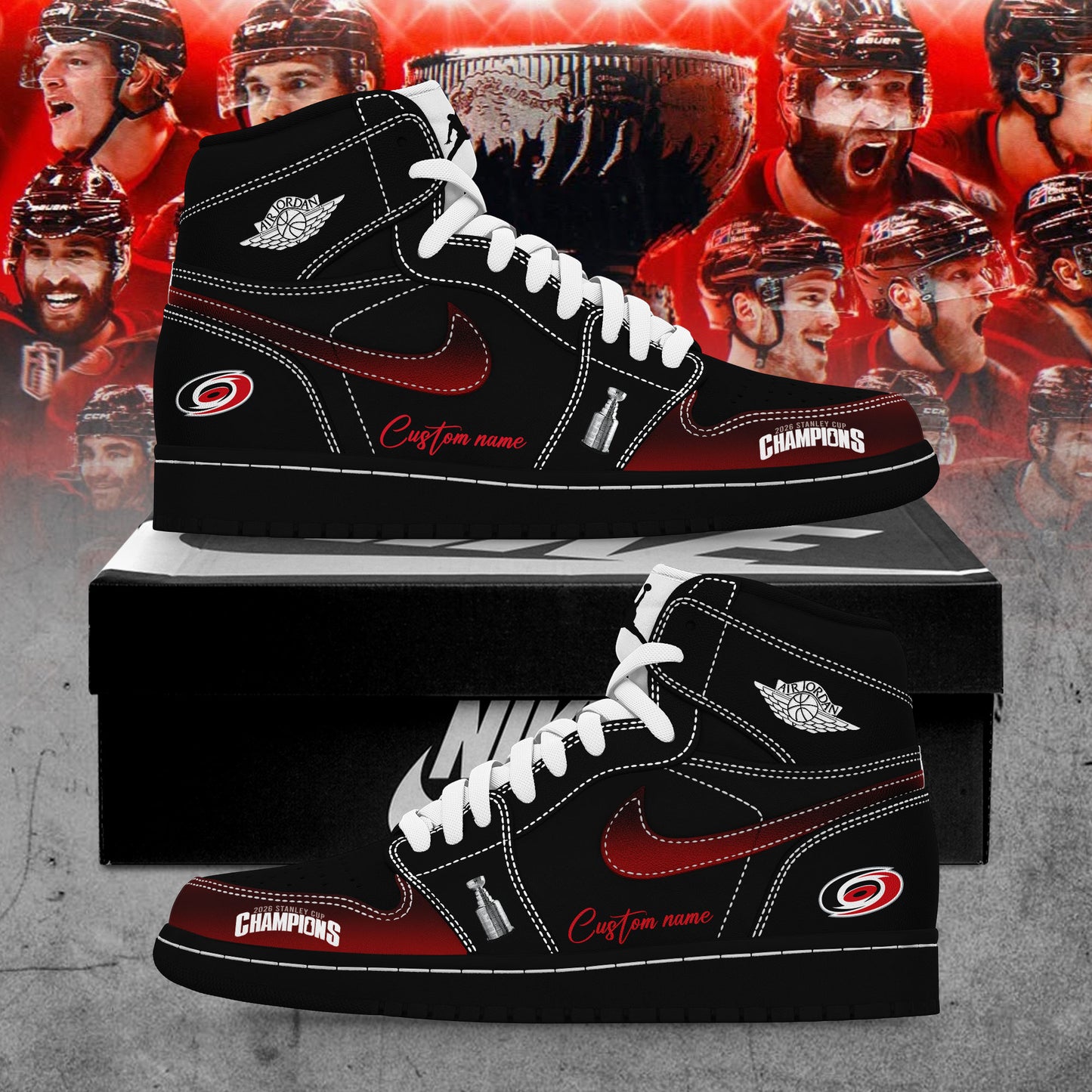 2026 Stanley Cup Champions Custom Name Shoes