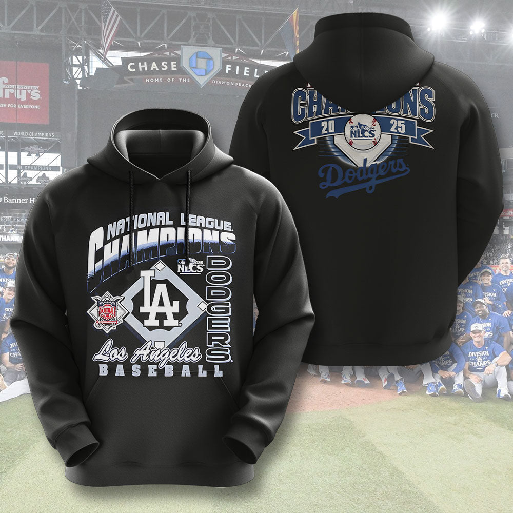 Los Angeles Dodgers 3D Hoodie