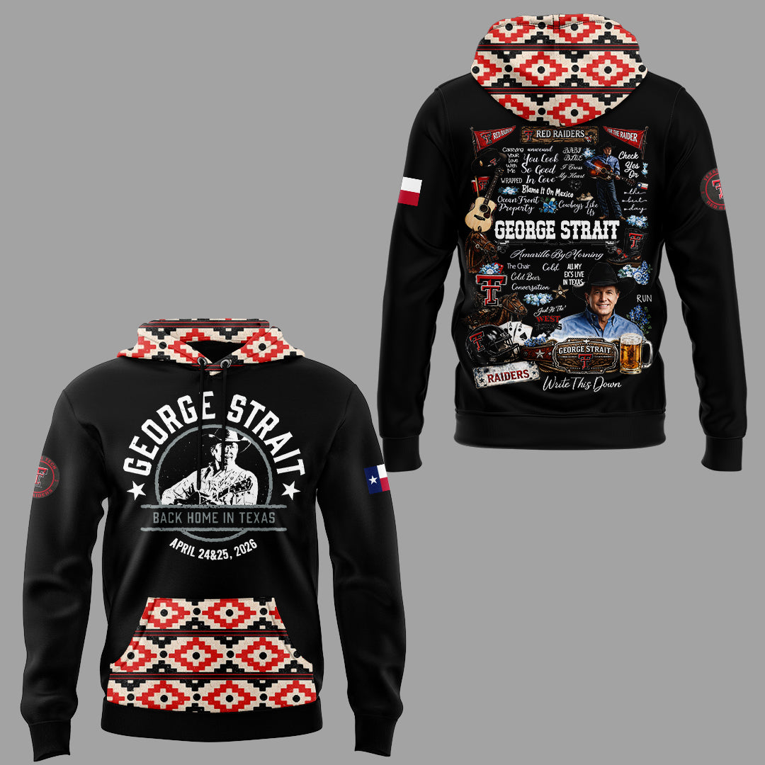 G.Strait 2026 “One Last Ride” tour at Lubbock’s Jones AT&T Stadium 🤠🎸⚔️ Hoodie