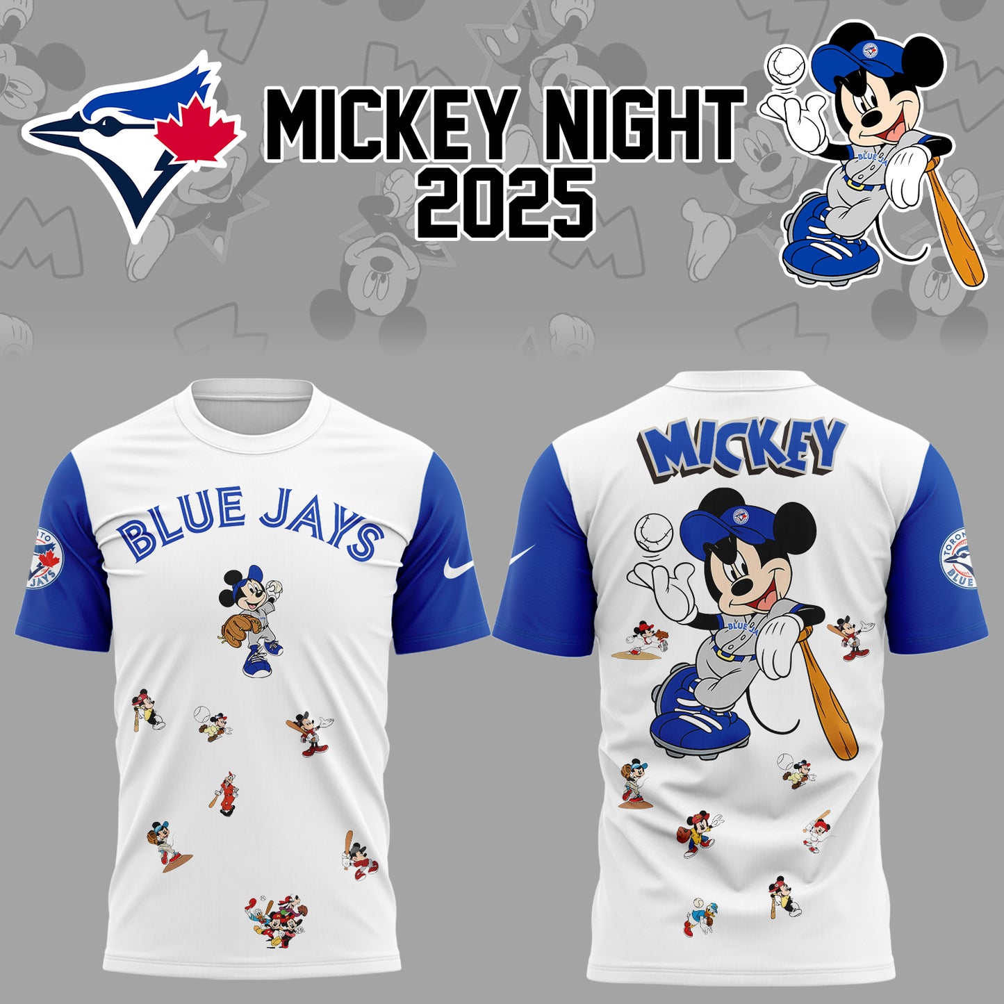 Limited Edition Blue Jays Baseball MM Night TShirt-KC04292518