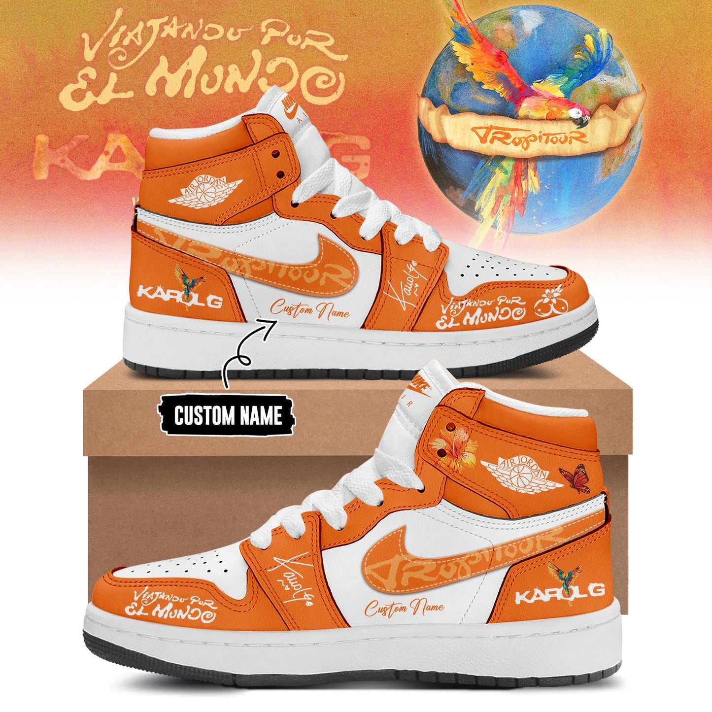 Viajando Por El Mundo Tropitour 2026 Limited Edition Shoes