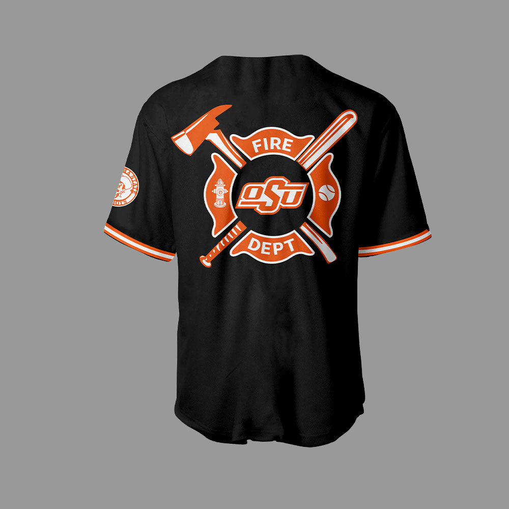 Limited Edition CowboysBaseball x Firefighter Appreciation Night Jersey-LL250326003