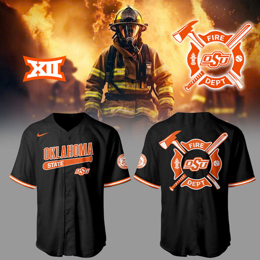 Limited Edition CowboysBaseball x Firefighter Appreciation Night Jersey-LL250326003