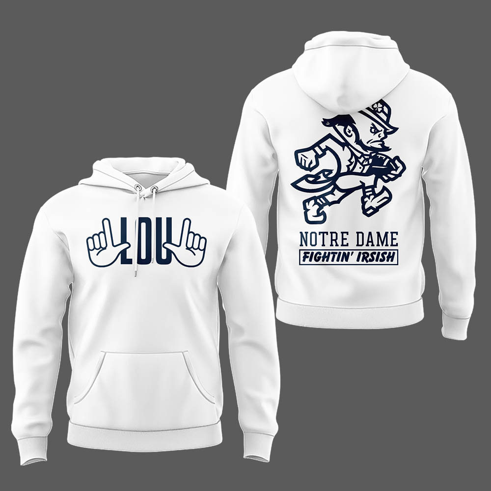 Limited Edition Irish FB Remembering the life and legacy of Lou Holtz 1937-2026 Hoodie