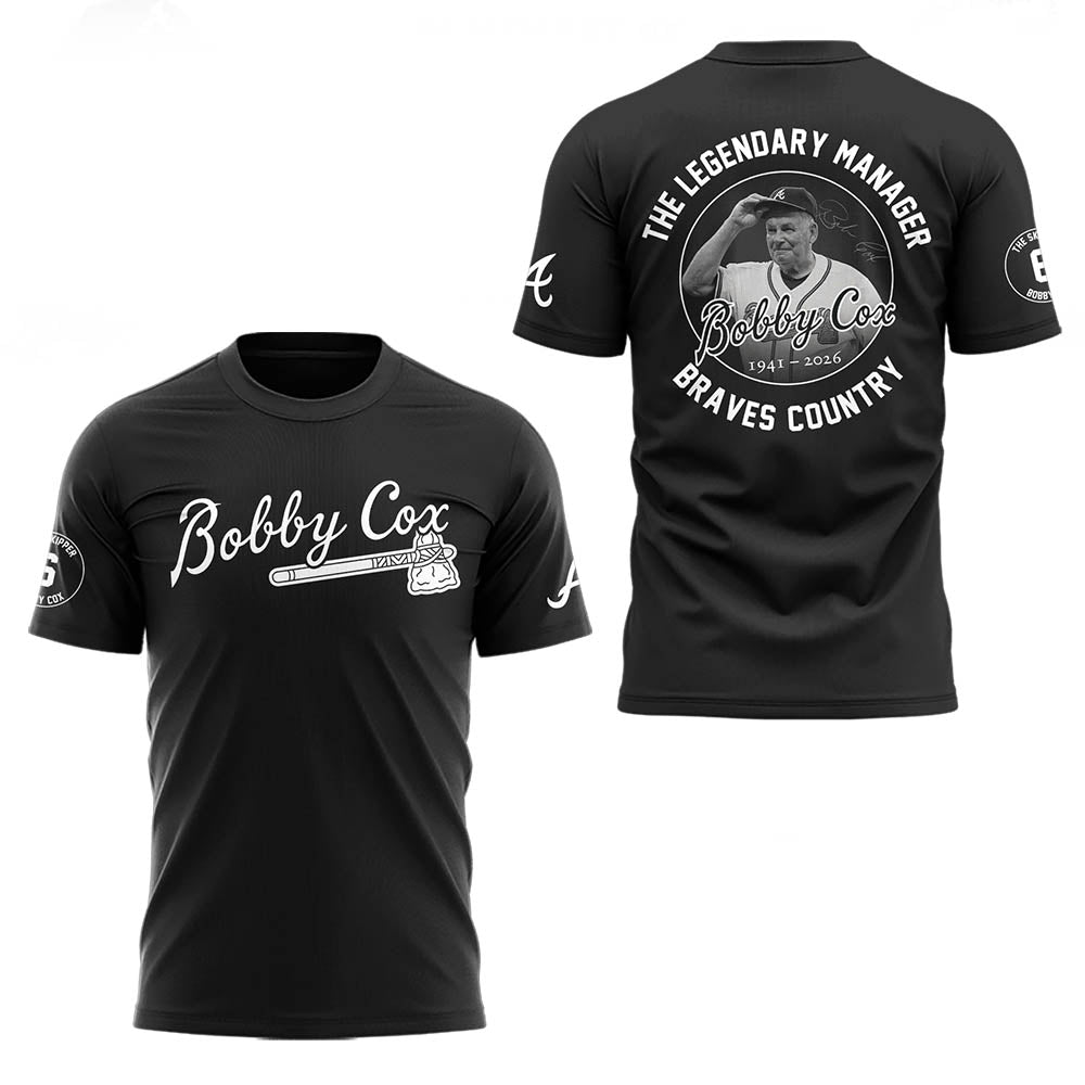 Remembering Bobby Cox – The Legendary Manager”⚾🪓 Shirt