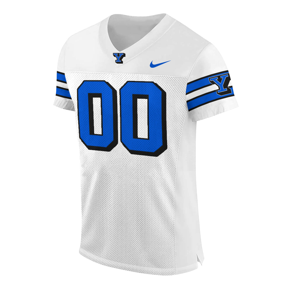 BYU Football White 1996 Throwback Limited Custom Jersey-MPU07032402