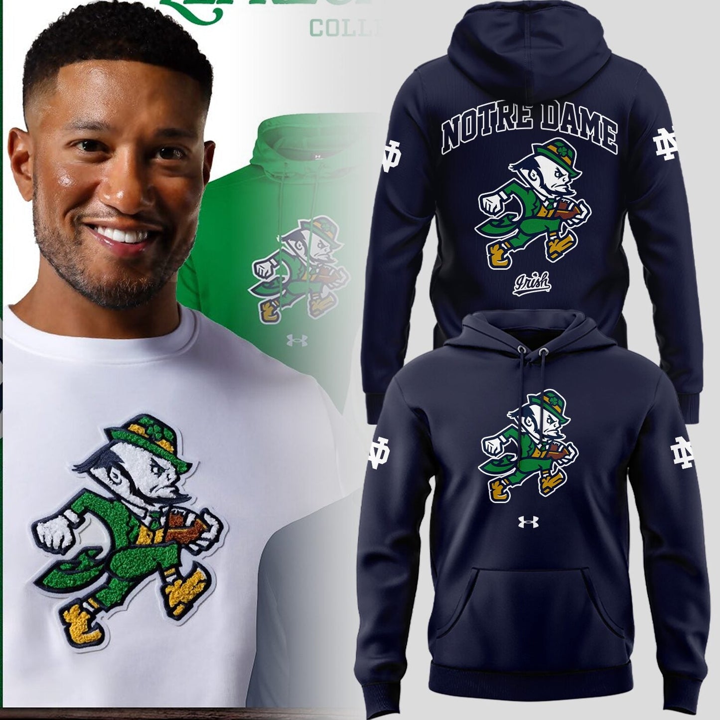 Limited Edition Irish Football Leprechaun Collection 2025 Hoodie