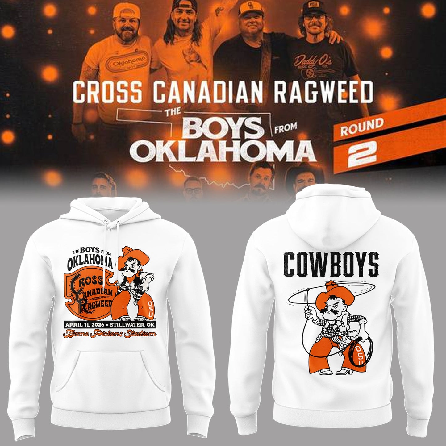Limited Edition The Boys From Oklahoma 2026 (Round 2) Hoodie-PA041526026
