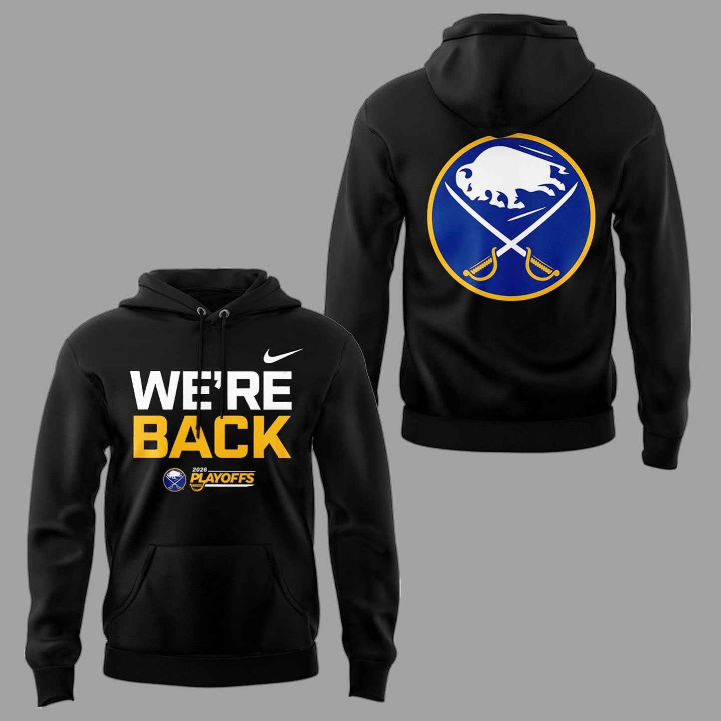 Limited Edition Buffalo Playoff Hoodie-PA042026022