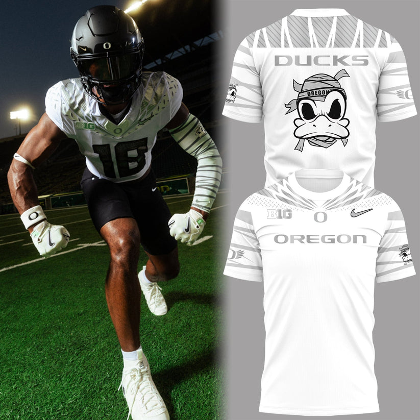 Limited Edition Ducks Football “The Duck” White TShirt
