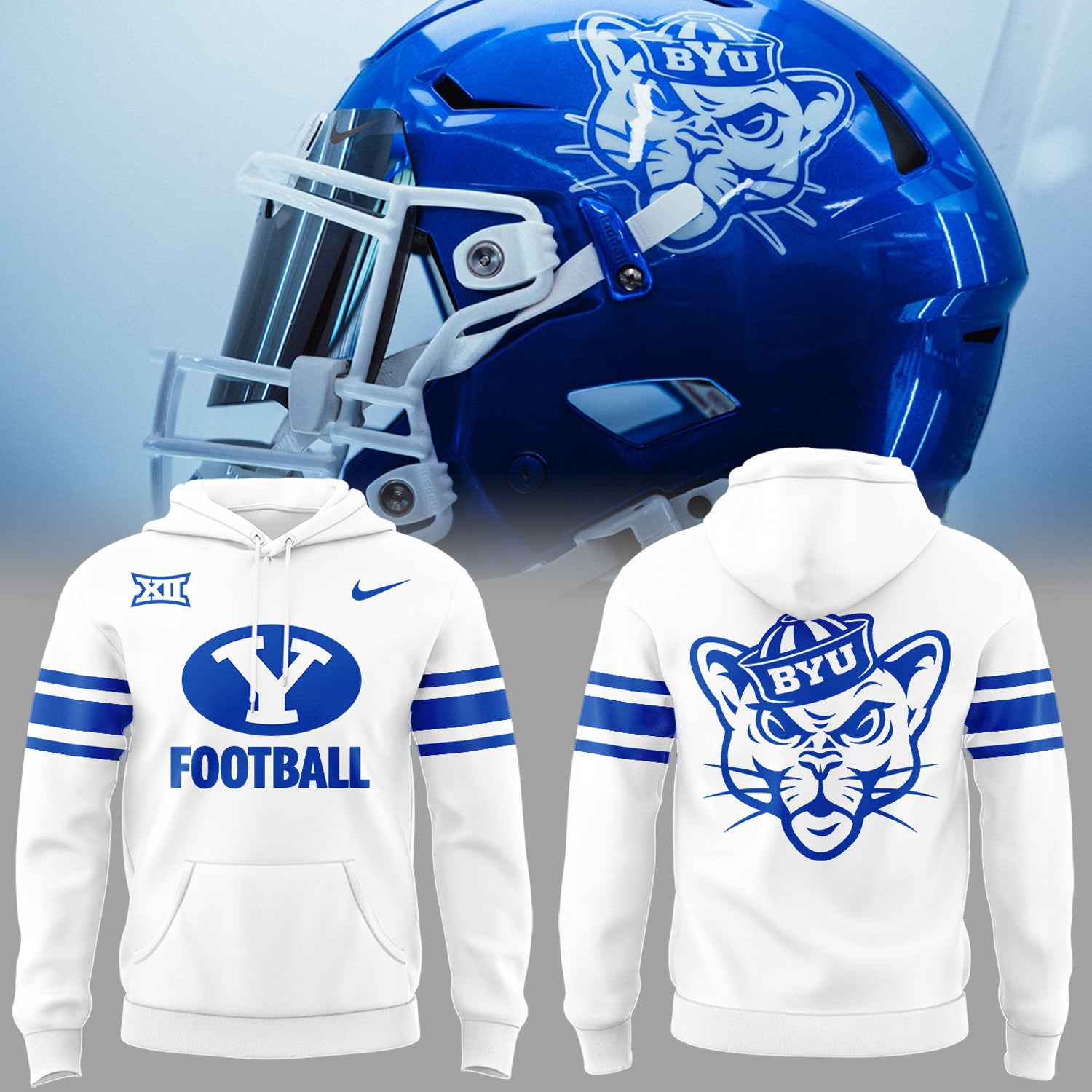 Limited Edition BYU New Lid Logo Hoodie-PA102925004