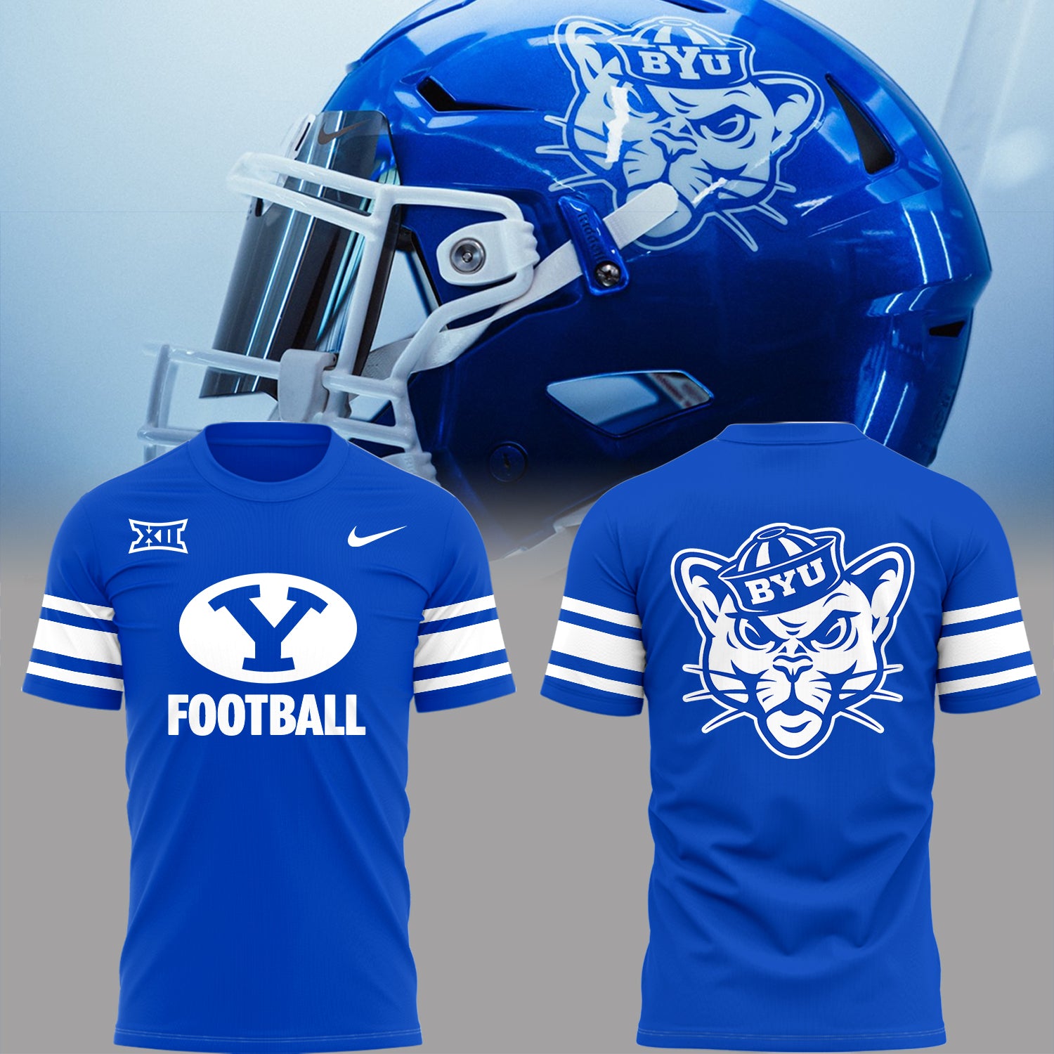 Limited Edition BYU New Lid Logo T-Shirt-PA102925005