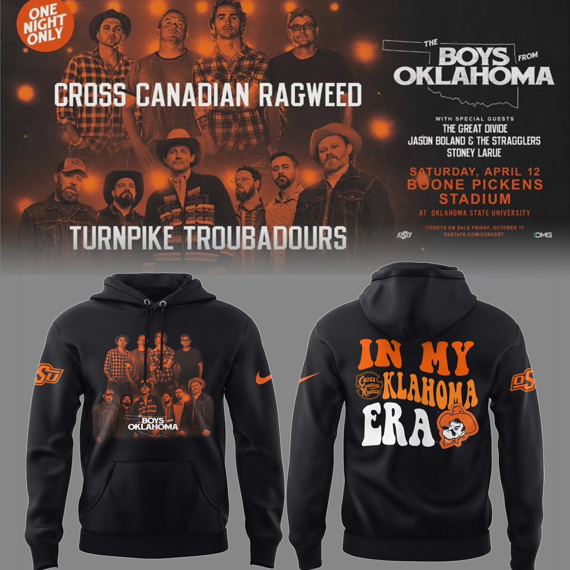 Limited Edition CCR The Boys From Oklahoma Hoodie-PU041125002