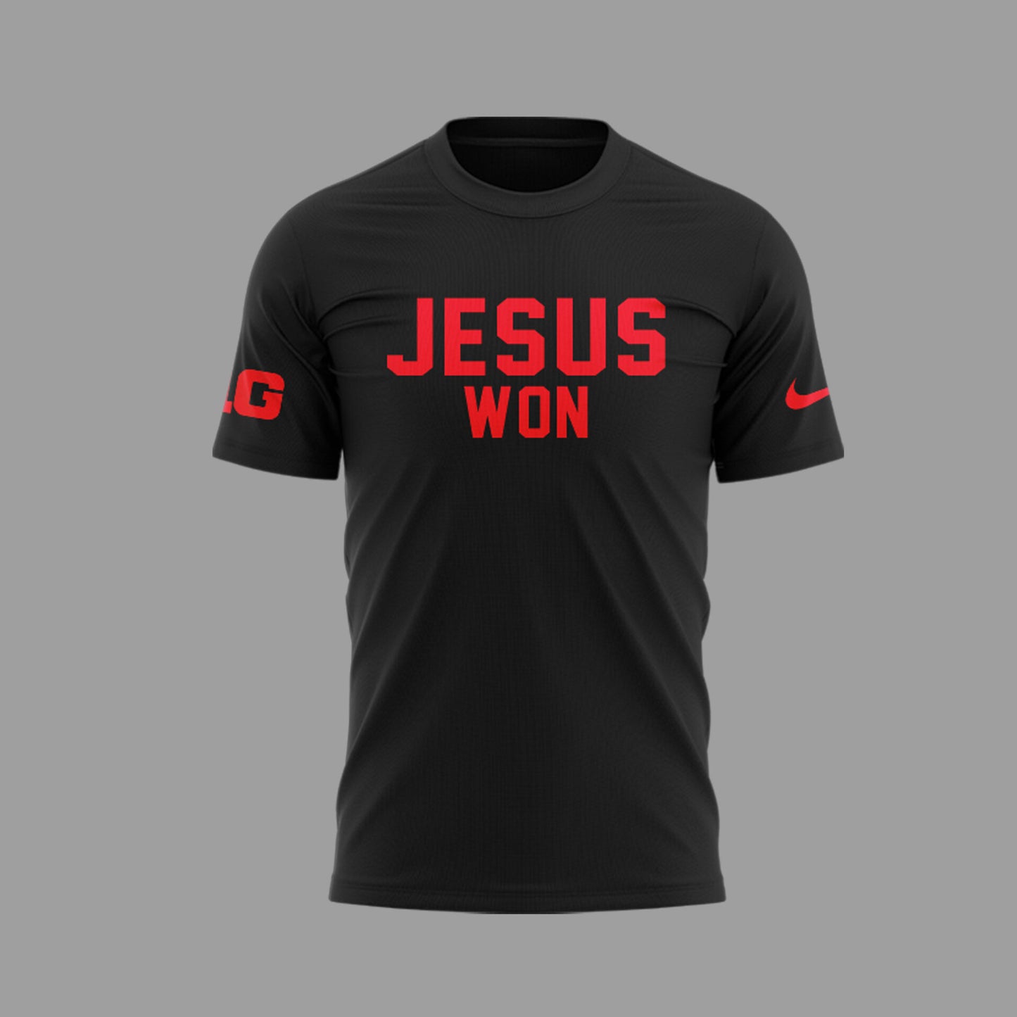 Limited Edition JESUS WON Black TShirt 2024-PU082924500