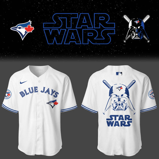 Blue Jays Baseball 2025 Limited "Blue Jays x Star Wars" White Jersey-PU25040209