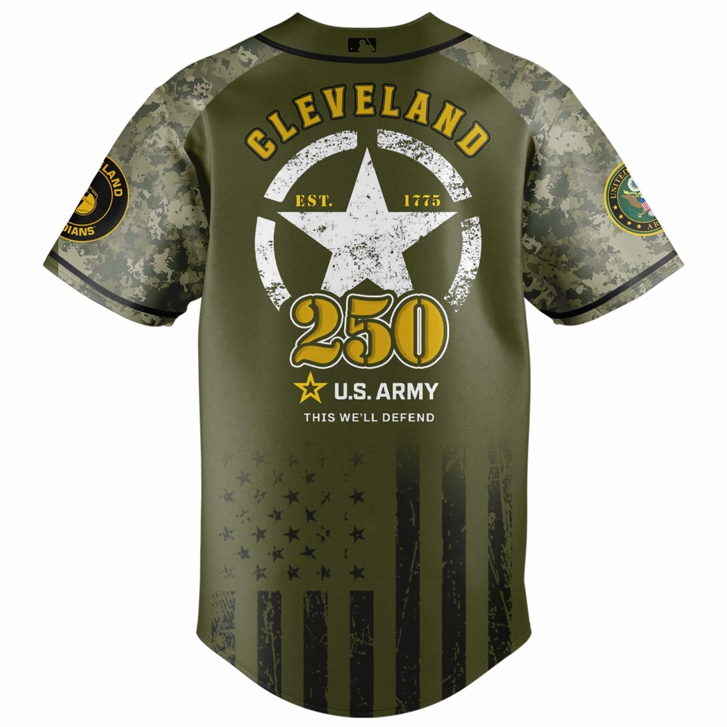 Cleveland Guardians x 250 U.S. ARMY Jersey