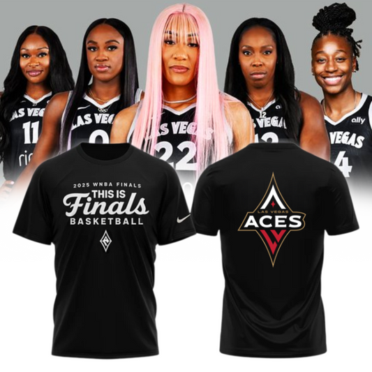 Las Vegas Aces 2025 Playoffs Tee – Raise The Stakes v1