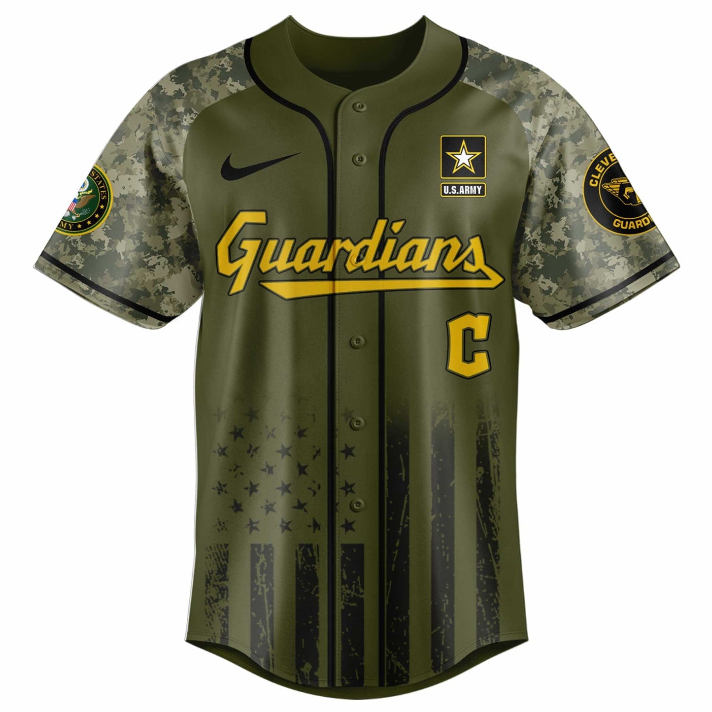 Cleveland Guardians x 250 U.S. ARMY Jersey