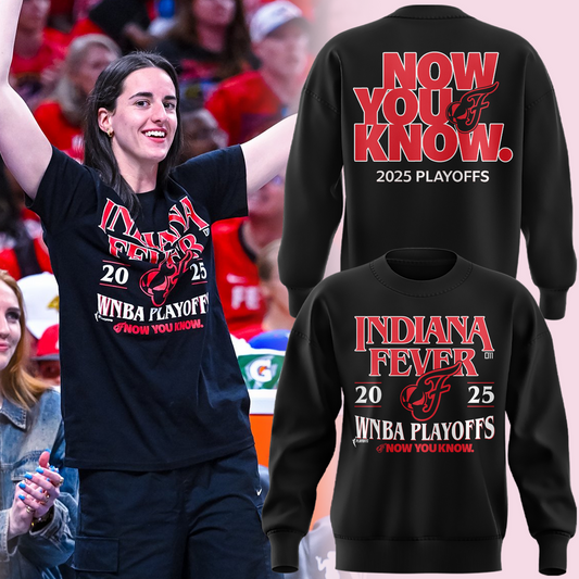 Special New Edition Indiana Fever WNBA Playoff Sweatshirt 2025