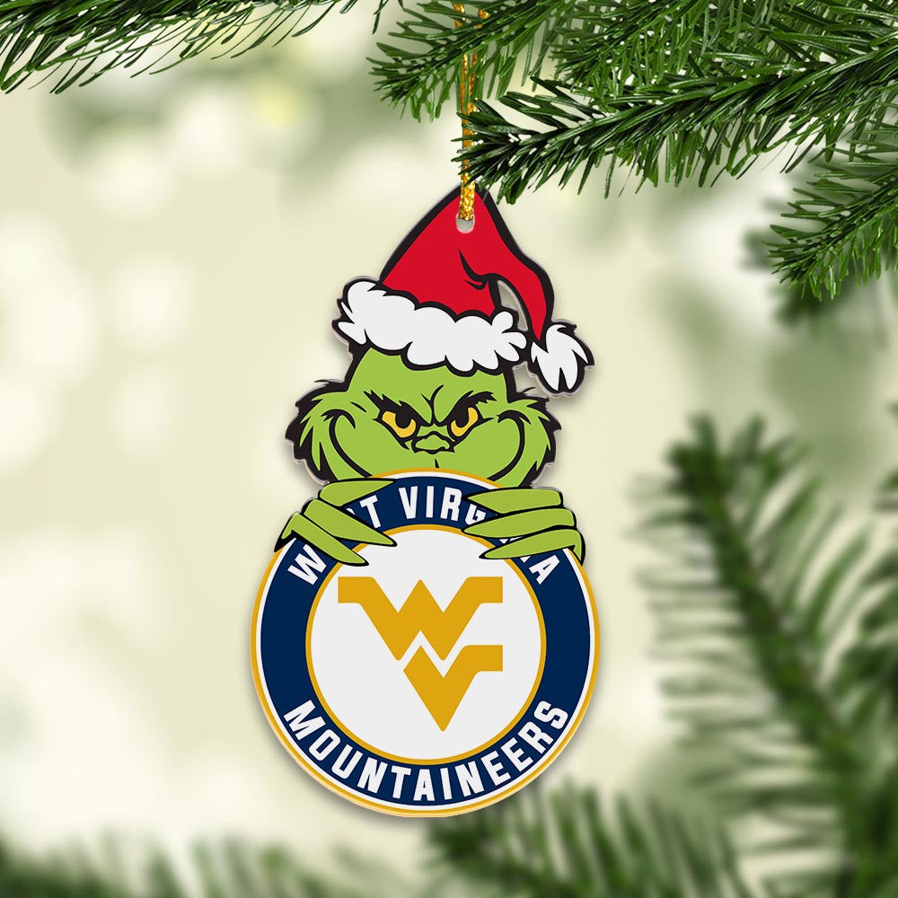 (4x4 inch) WVM Christmas Acrylic Ornament.