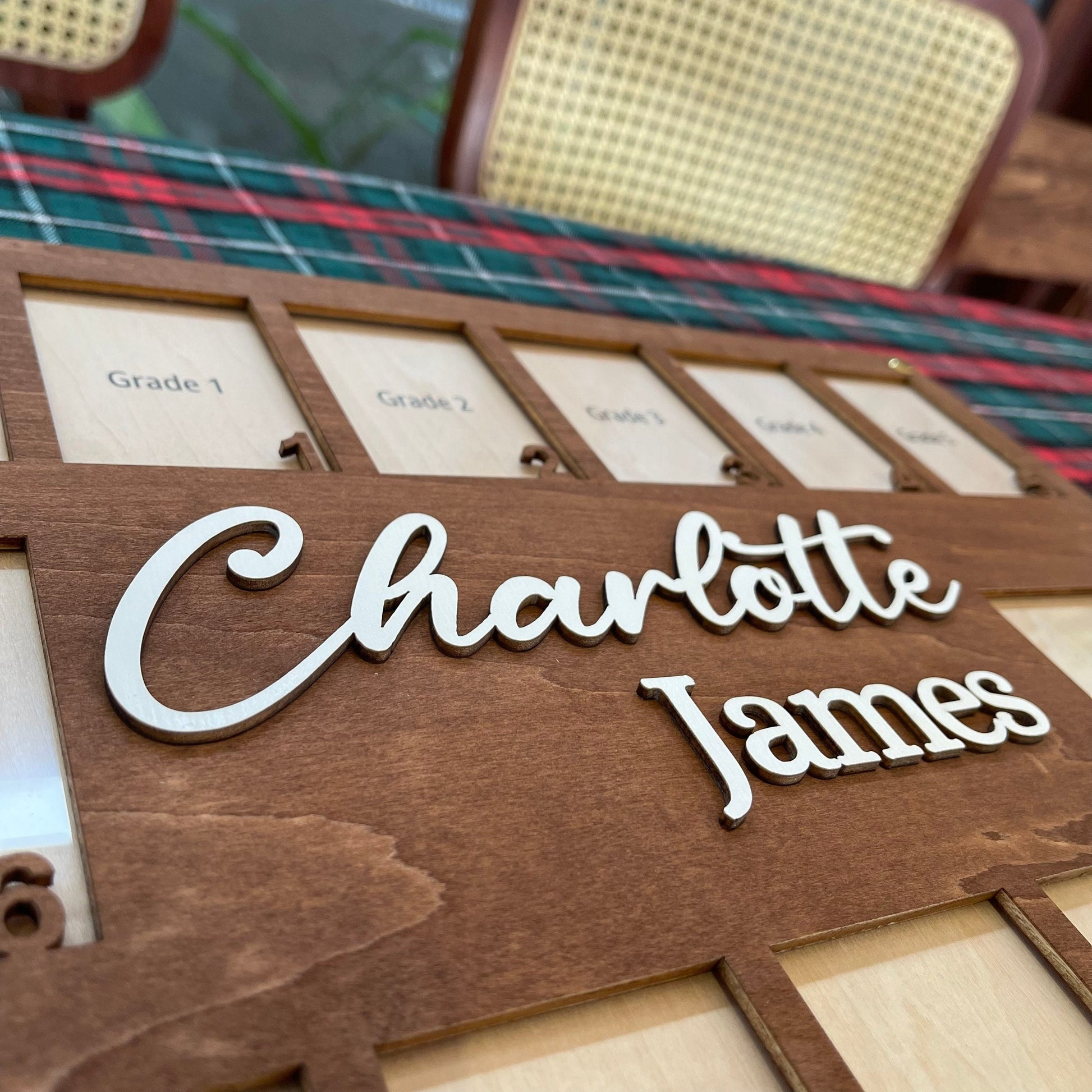 School Years Photo Frame, Pre K to Graduation School Picture Frame, Personalized Grade School Photo Frame, Senior Picture Gift