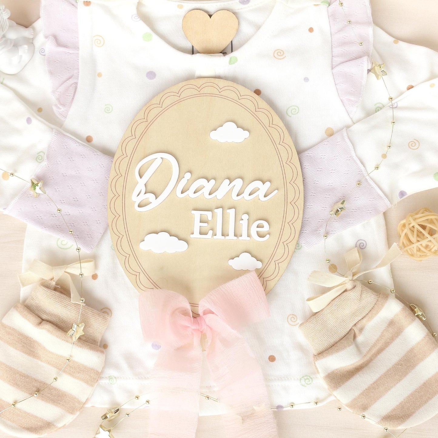 Baby Monthly Milestone Baby Girl Name Sign Baby Girl Announcement Sign for Hospital Baby Photo Signs Baby Gift Baby Shower Gift