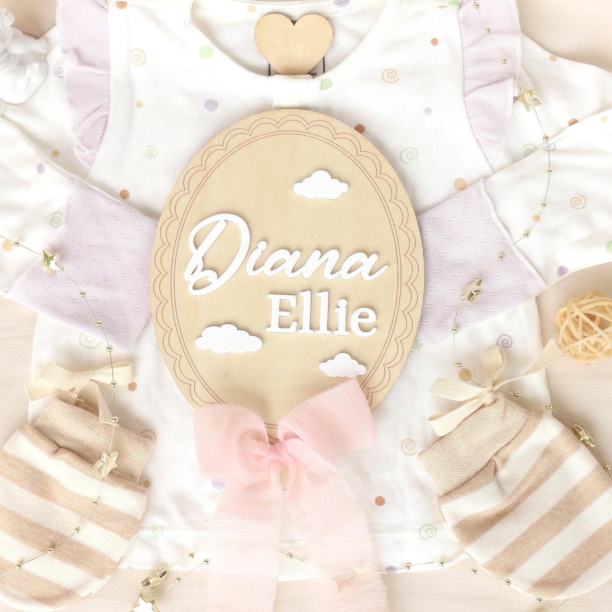 Baby Monthly Milestone Baby Girl Name Sign Baby Girl Announcement Sign for Hospital Baby Photo Signs Baby Gift Baby Shower Gift