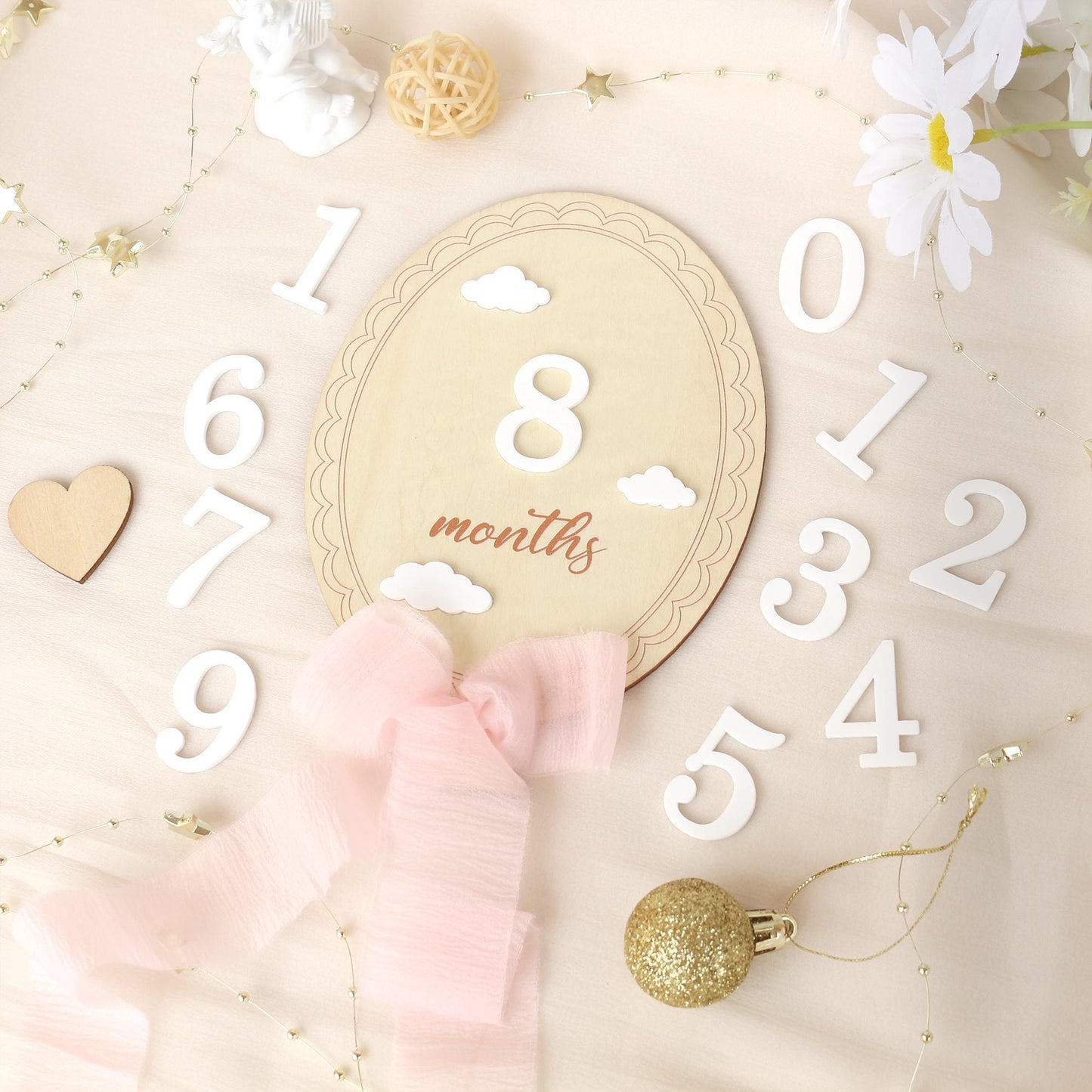 Baby Monthly Milestone Baby Girl Name Sign Baby Girl Announcement Sign for Hospital Baby Photo Signs Baby Gift Baby Shower Gift