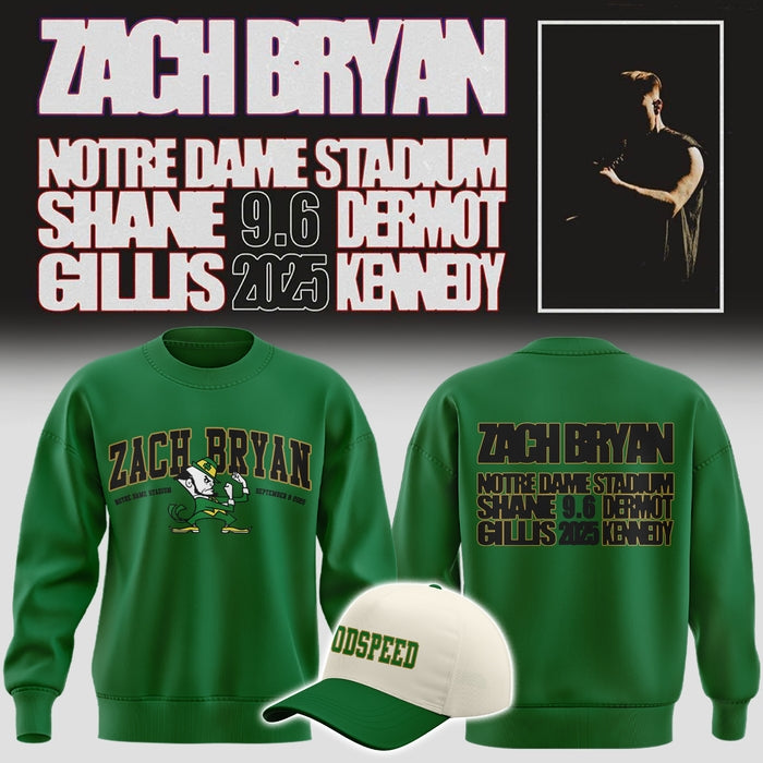 Exclusive Version Zach Bryan x Notre Dame Sweat 2025