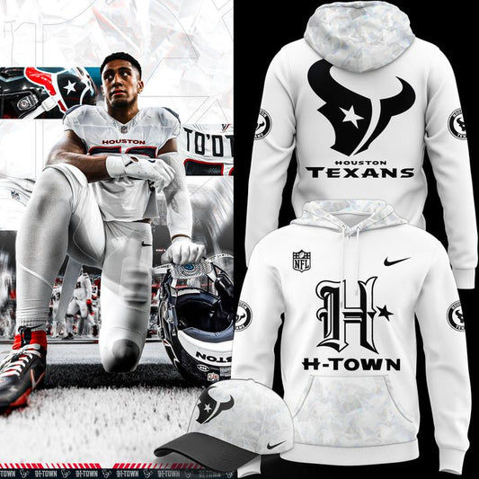 Limited edition Houston Texans Icy White Hoodie v2