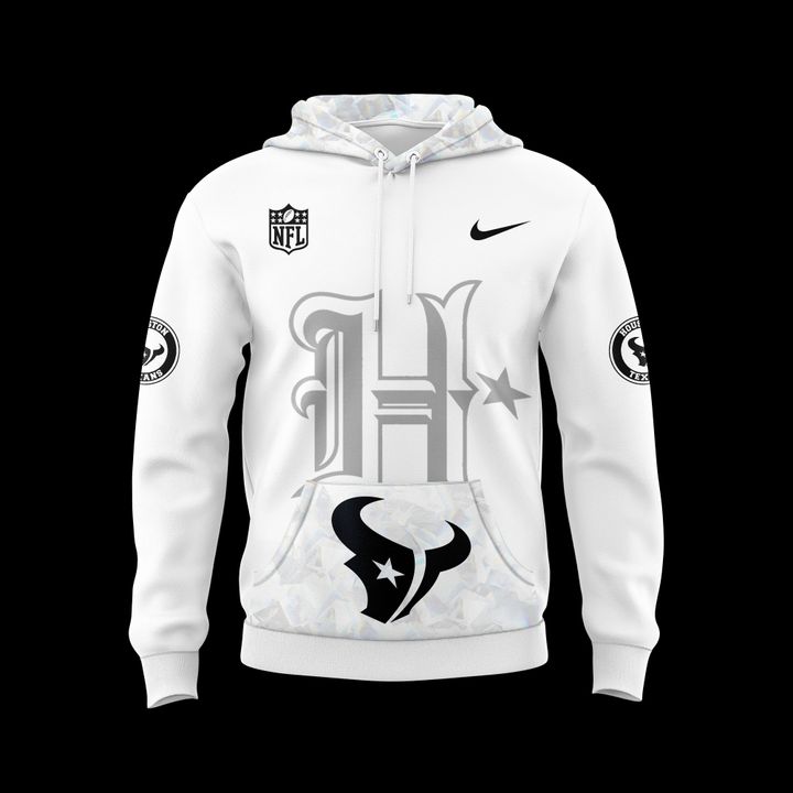 Limited edition Houston Texans Icy White Hoodie