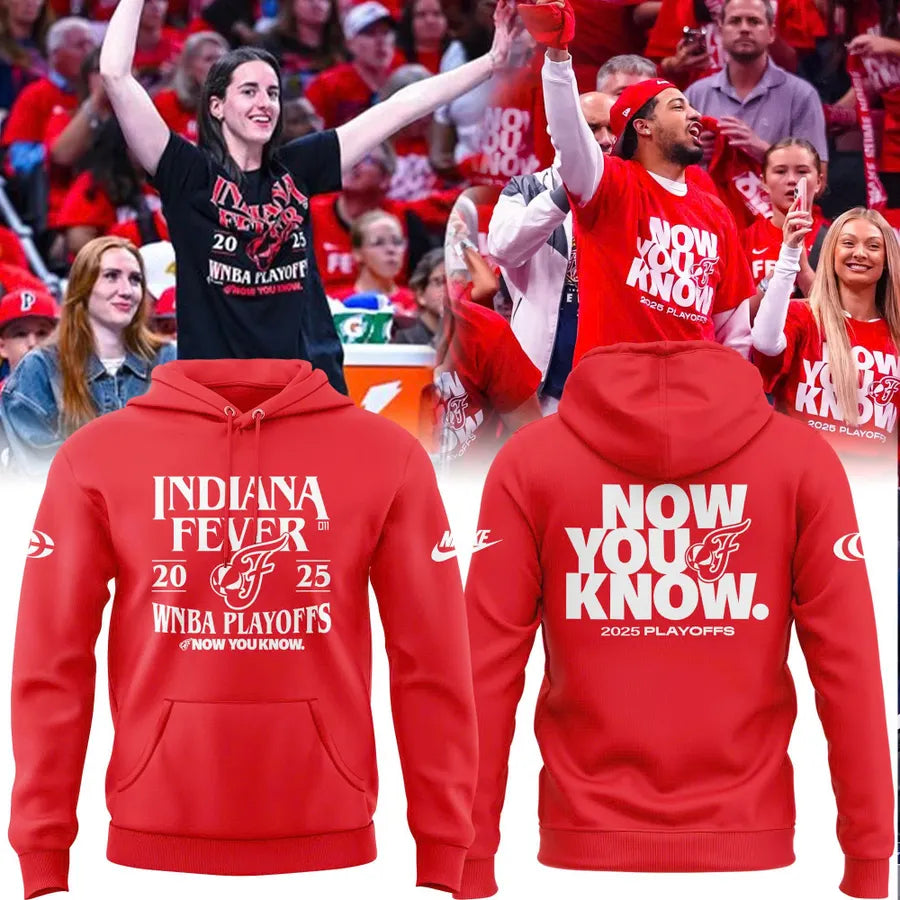 Special New Caitlin Clark 2025 WNBA Playoffs Red Hoodie
