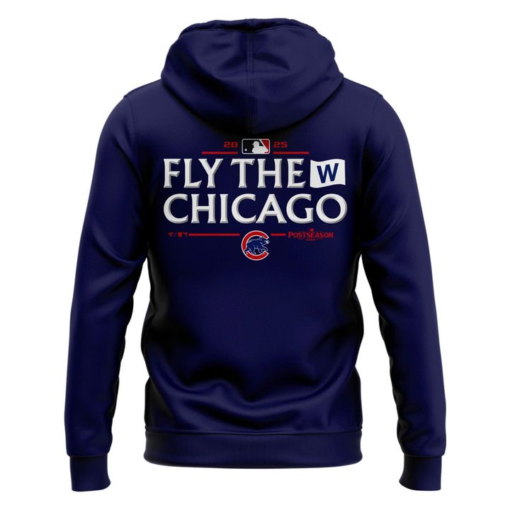 Special Edition October Baseball Post Season 2025 Chicago Cubs Zip Hoodie