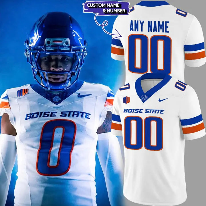 Boise State Football 'White Out' Gameday Jersey - Limited Edition