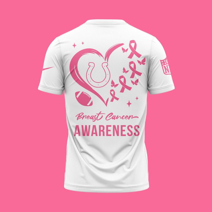 Indianapolis Colts '' OCTOBER BREAST CANCER AWARENESS MONTH '' T-Shirt 2025